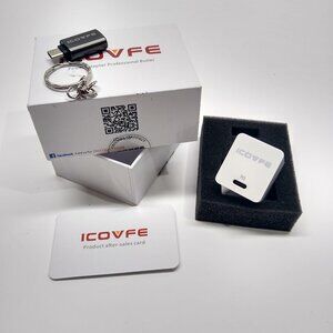 ICOVFE Pro Butler PD Charger 18W USB-C Model R5401 Compact & Portable / Keychain